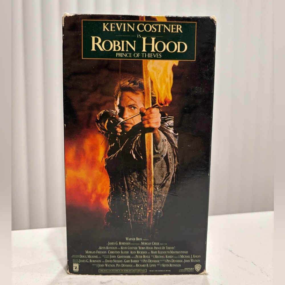 Robin Hood Prince of Thieves VHS, 1991 Kevin Costner